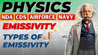 Emissivity  Types of Emissivity   Physics Class NDA CDS amp Airforce Exam  Turning Point [upl. by Jollanta]