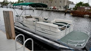 2006 SUNTRACKER 24FT PARTY BARGE FOR SALE FLORIDA [upl. by Atnahs]