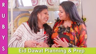 Eid ki Dawat ki Planning amp Preparation VLOG with Sana No Cooking in Urdu Hindi  RKK [upl. by Hakeem]