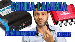 Funcionamento e teste de sonda lambda com new tecnoscopio e pc scan 7000 [upl. by Arymas]