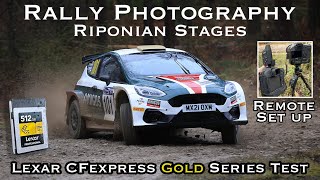 Rally Photography  Riponian Stages A test for the new Lexar Gold Series 512gb CFexpress card [upl. by Yror289]