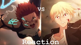 GILGAMESH VS SHIROU🗡️REACTION [upl. by Meingoldas]