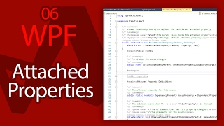 C WPF UI Tutorials 06  Attached Properties [upl. by Byrom]