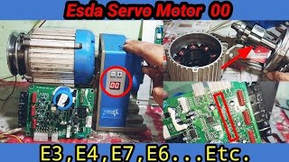 ESDA Servo Motor Error 3 E4 E7 E6 Problem Solution Light Problem viral repair jack chain [upl. by Zacharia]