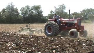 IH international tractors plowing [upl. by Eeldivad]