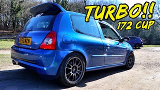 UNREAL 980KG 311BHP TURBO RENAULT CLIO 172 CUP [upl. by Forelli]