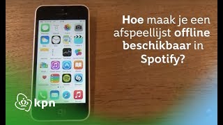 Spotify hoe maak je een afspeellijst in Spotify offline beschikbaar [upl. by Yrekcaz]