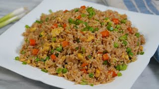 Arroz Frito Estilo Chino  Receta Básica y Súper Fácil  Mi Cocina Rápida [upl. by Einnahpets87]