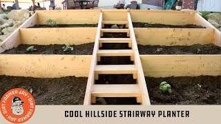 Cool Hillside Stairway Planter [upl. by Smitt]