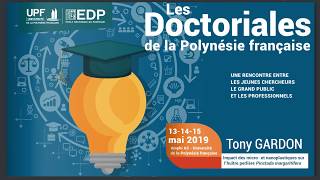 Doctoriales 2019  Tony Gardon [upl. by Eiramlirpa]