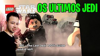 OS ULTIMOS JEDI  LEGO STAR WARS SKYWALKER SAGA 12 [upl. by Broek]