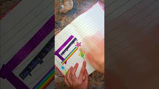 Journal Decoration with this amazing glue  Hyper Glue shorts 5minuteart [upl. by Shifrah]