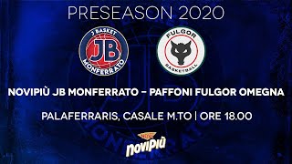 Preseason 2020  Novipiù JB Monferrato  Paffoni Fulgor Omegna LIVE [upl. by Currey]