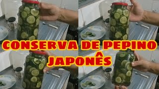 SUNOMONO  salada de pepino japonês agridoce [upl. by Silera]