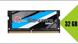 Nâng Cấp Ram Laptop GSkill Ripjaws DDR4 32GB [upl. by Aikcir]