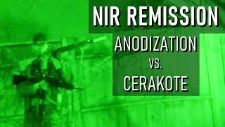 NIR Remission on Rifles  Comparison of Tanodization Cerakote [upl. by Cath]