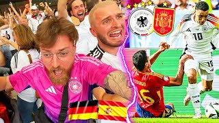 Deutschland vs Spanien  EM Stadionvlog 🇩🇪🇪🇸  PURER WAHNSINN 😭  ViscaBarca [upl. by Grondin614]