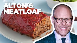 Alton Brown Makes His Good Eats Meatloaf  Food Network [upl. by Arok]