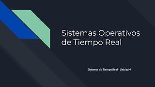 Dominando Sistemas Operativos de Tiempo Real RTOS [upl. by Asilrac]