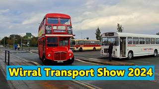 Wirral Transport Show 2024 Vintage Buses Vintage cars [upl. by Nhepets216]