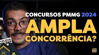 CONCURSO PMMG 2024 AMPLA CONCORRÊNCIA [upl. by Bick]