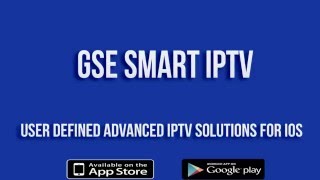 GSE SMART IPTV Version 17 for IOS IPHONEIPAD Preview [upl. by Ynabla]