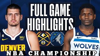 Nuggets vs Timberwolves Game 4 Full Highlights  2024 WCSF  FreeDawkins [upl. by Methuselah]