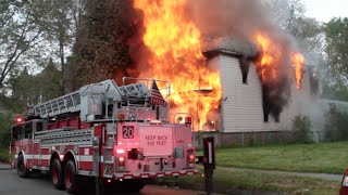 Chicago Fire Department  Fire Video  Fire Truck Videos 5242015 211 ALARM [upl. by Welcy648]