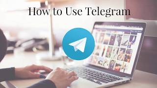 How to Use The Telegram App [upl. by Nelrsa]