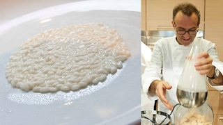 MASSIMO BOTTURA e il suo RISOTTO CACIO E PEPE  FESTA DELLA RETE [upl. by Petras]