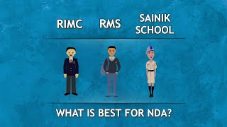 RIMC Vs RMS Vs Sainik Schools  NDA [upl. by Yhtir498]