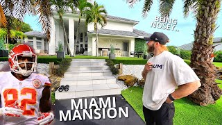 Inside a NFL Players Miami Mega Mansion [upl. by Risay]