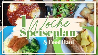 Wocheneinkauf amp Speiseplan für eine Woche Teil 2  Meal Planning deutsch [upl. by Sabas]