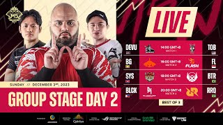 LIVE  DAY 2  M5 World Championship Group Stage  ENG [upl. by Pietro]