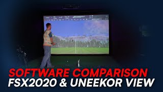 Software Comparison  FSX2020 amp Uneekor VIEW  GCQuad amp Uneekor Eye XO [upl. by Lowney]