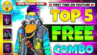 TOP 5 GRAFFITO MARINO BUNDLE x  तबाही  COMBINATION 😱 BEST MAGIC CUBE BUNDLE IN FREE FIRE [upl. by Yaner549]