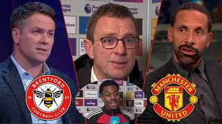 Brentford vs Manchester United 13 Rio Ferdinand Analysis  Ralf Rangnick And Elanga Reaction [upl. by Zimmer153]