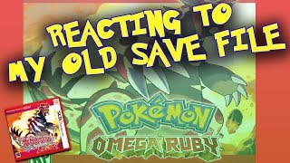 Reacting to My Old Omega Ruby Save File [upl. by Ardine]