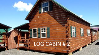 LOG CABIN TOUR  2 SHIPSHEWANA INDIANA [upl. by Namrehs535]