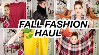 BIG FALL HAUL amp TryOn Clothes Shoes amp Accessories [upl. by Huntingdon]