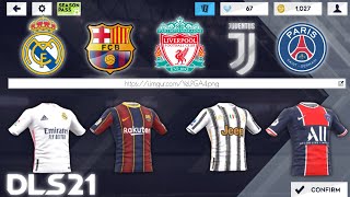 How to Import any Club Kits in DLS 22 [upl. by Eimmis]