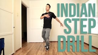 How to Breakdance  Indian Step Drill  Top Rock Basics [upl. by Walker]