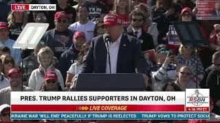 FULL SPEECH Pres Trump Speaks at quotBuckeye Values PAC Rallyquot in Dayton Ohio  31624 [upl. by Themis]