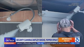 Security Cams Fight Back with Smoke and Spray [upl. by Elyod896]