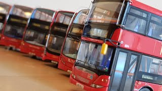 Selection of Modern London DoubleDecker Buses 4K [upl. by Ronda]