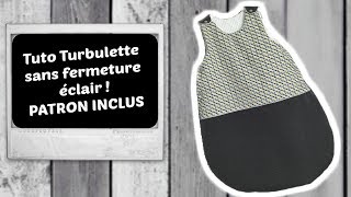 Tuto Coudre une Turbulette Gigoteuse Facile Sans Fermeture Eclair [upl. by Ignatia]