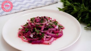 LOKANTA USULÜ SOĞAN SALATASI TARİFİ😍 MUHTEŞEM KEBAPÇI SALATASI Kolay Salata Tarifleri Meze Çeşitleri [upl. by Hedgcock]