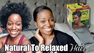 RELAXER ON MY NATURAL HAIR AFTER 5 YEARS NATURAL  Do I Regret It [upl. by Kopp]