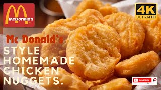 Making McDonalds Chicken McNuggets At Home Mcnuggets mcdonalds chicken [upl. by Adnilram]