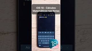 App Notas mais Inteligente no ios18 shorts [upl. by Clayberg875]